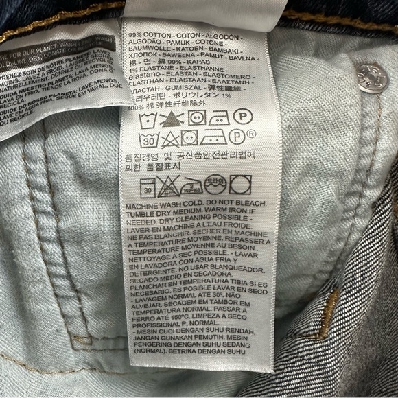 Levi's 511 Stretch Slim Fit Jeans Dark Wash Men's 40 x 32 - Picture 7 of 10